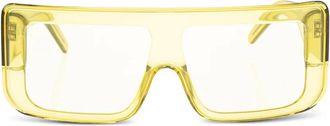 Rick Owens Occhiali da sole squadrati - Giallo