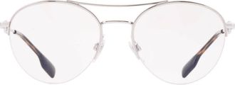 Burberry Martha Clear Blue Light Filter Oval Ladies Eyeglasses BE1354 1005 53