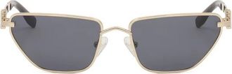 Kazar Zonnebril met gouden montuur - Dames - Zonnebrillen - Geel - ONE Size - Accessoires