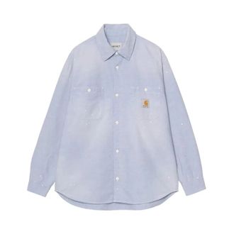 Carhartt Work in Progress Carhartt Wip, Casual Shirts, male, Blue, Size: XL Painter Shirt