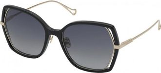 Nina Ricci Womens SNR361 57 57700Y Sunglasses - Black - One Size
