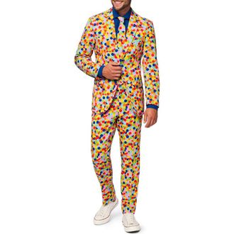 OppoSuits Confetteroni 3-Piece Tuxedo Set in Multi at Nordstrom Rack, Size 48