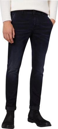 Dondup Dark Wash Conner Jeans - Heren - Slim Fit Jeans - Blauw - W34 - Katoen - Jeans