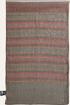 Saint Laurent Gipsy Stripes Silk Scarf