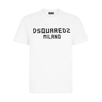 Dsquared2 T-Shirts, female, White, Size: XS Logo T-Shirt