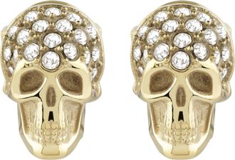 Philipp Plein Plein Enigma Crystal Stud Earrings