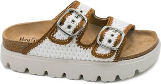 Corkys Footwear Womens Rumor Has It Sandal In Ivory/tan