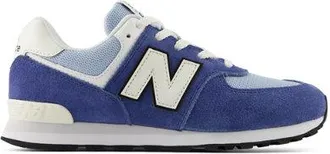 New Balance Kids 574 Lace in Blue Leather, size 3.5