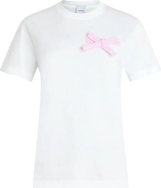 Patou T-Shirt In Cotone Bio Con Fiocco-Donna