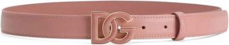 Dolce & Gabbana Dames, Accessoires, Roze, Maat: 80 CM Leer