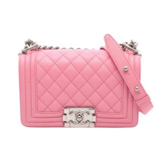 Chanel Pre-owned Vintage Schoudertas - Dames - Pre-owned - Roze - Maat: ONE Size Leer