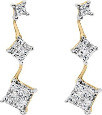 House of Brilliance Haus Of Brilliance 14K 1.00 Ct. Tw. Diamond Dangle Earrings