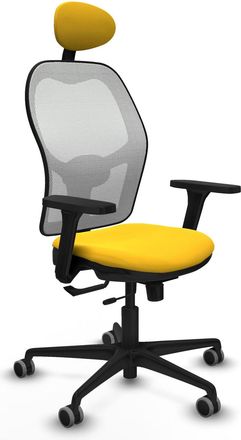 Piqueras y Crespo Sedia Ergonomica Piqueras Y Crespo Jorquera Giallo Schiuma Alta Densit&agrave;