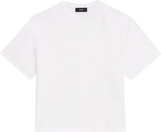 Theory round-neck T-shirt - women - Cotton - P - White