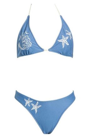 Rip Curl Catalina Denim High Cut Bikini Bottoms in Vintage Blue at Nordstrom, Size Xx-Small