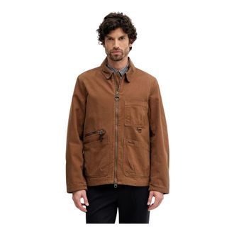 Barbour Cove Zip-Up Jacket - - Jackets - Uomo - Marrone - XL