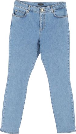 Escada Escada Flower Patch Skinny Jeans in blauwe katoenen denim