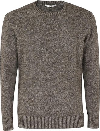 KANGRA Comfortabele Gebreide Trui voor Winterdagen - Heren - Ronde hals truien - Bruin - XL - Katoen - Truien & Vesten