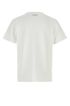 J.W.Anderson Logo-Striped Cotton T-Shirt - White