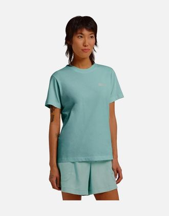 Jack Wolfskin Womens Jack Wolfskin Womens Essential Cotton T-Shirt - Blue - Size: 10/8