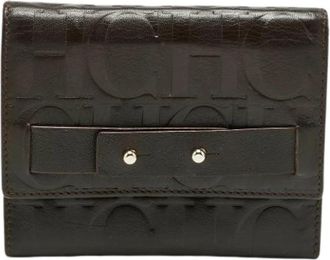Carolina Herrera Pre-owned Canvas Wallet - Dames - Vintage Accessoires - Bruin - ONE Size - Vintage