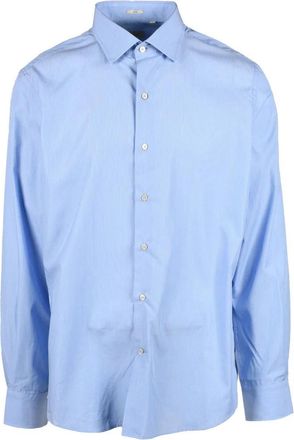 Himon's Light Blue Classic Cotton Shirt