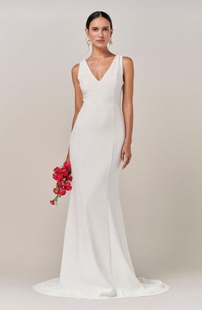 BWLDR Viola Gown in White at Nordstrom, Size 14