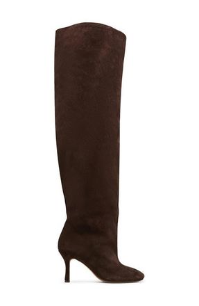 Steve Madden Allison Over the Knee Boot in Brown Suede at Nordstrom, Size 6.5