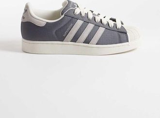 adidas Originals Superstar II - Sneakers grigio chiaro e bianco