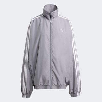 adidas (WMNS) adidas Adilenium Season 3 Oversized Track Jacket Asia Sizing Grey JD3394