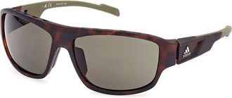 Adidas Sport SP0045 52N Mens Sunglasses Tortoiseshell Size 61