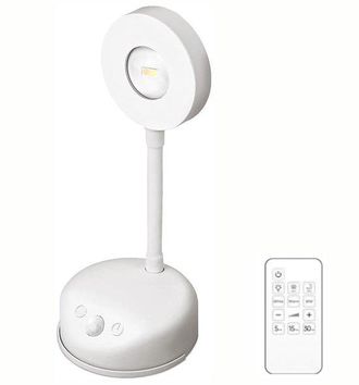 OEM L&aacute;mpara De Pared Para Interiores, L&aacute;mpara De Pared Recargable, Tres Colores Ajustables, Giratoria 360 Grados, 8,2 X 8,2 X 18,8 Cm, 1 Unidad