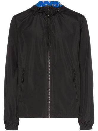 Kenzo Giacca a vento con logo - Nero