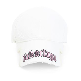 Balenciaga Caps, female, White, Size: M White Hats & Caps for Women