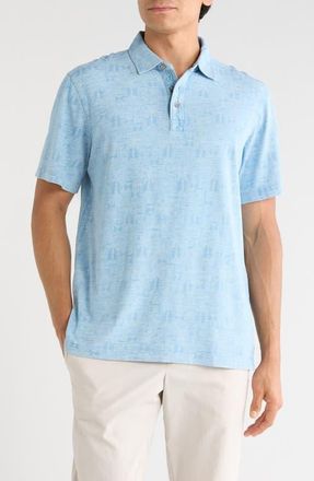 Tommy Bahama Palm Tini Polo in Bleached Indigo at Nordstrom, Size Xx-Large