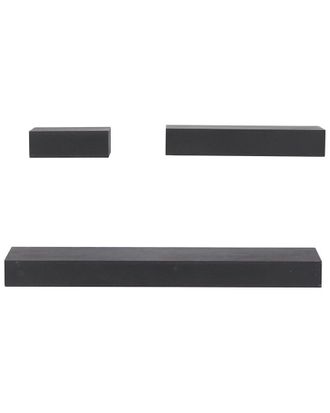 CosmoLiving by Cosmopolitan Cosmoliving By Cosmopolitan Modern Wood Wall Shelf Set