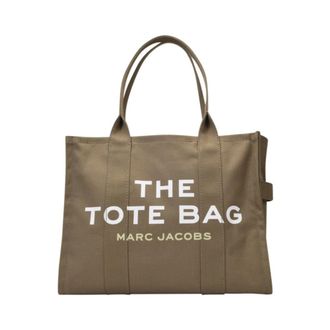 Marc Jacobs De Grote Tote Bag - Dames - Shoppers - Groen - ONE Size - Katoen - Tassen