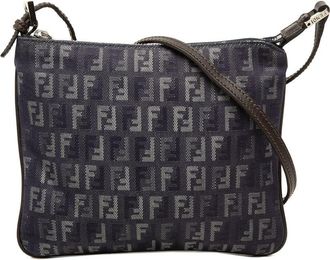 Fendi Pre-owned Fendi Zucchino Denim Crossbody Ladies 54U5UMOQ2JNWDV5R