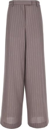 Dries Van Noten Pantaloni a gamba larga - - Trousers - Donna - Viola - S