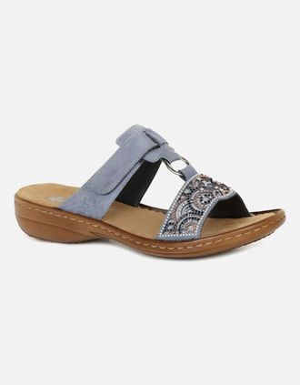 Rieker Womens Radiance Womens Sandals - Grey - Size: 3.5