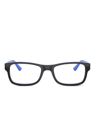 Ray-Ban square-frame glasses - unisex - Acetate - 50 - Blue