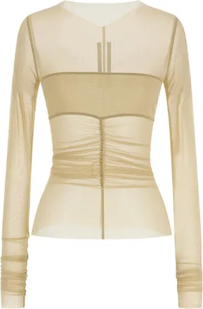 Rick Owens Beige Nylon Womens Shirt
