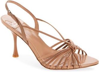 Jeffrey Campbell Galaxia Slingback Sandal in Natural Combo at Nordstrom, Size 9.5
