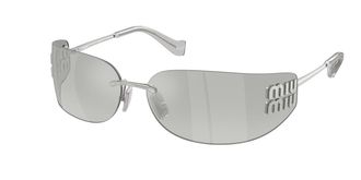 Miu Miu MUA51S 1BC10Y Womens Sunglasses Silver Size 75