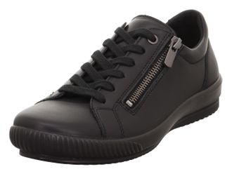 Legero Sneaker LEGERO TANARO 5.0, Damen, Gr. 36, schwarz (schwarz (schwarz)), Nappaleder, unifarben, Schuhe Sneaker, Komfortschuh, Freizeitschuh, Schn&uuml;rschuh