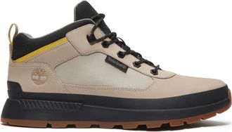 Timberland Mens Field Trekker Lace-Up Trainer - Taupe Leather - Size UK 6.5