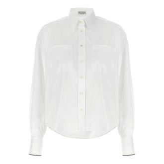 Brunello Cucinelli Mujer, Blusas y Camisas, Blanco, Talla: S