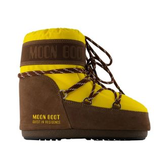 Moon Boot Moon Boot, Winter Boots, female, Yellow, Size: 9 US Icon Low Ankle Boots