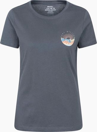 Mountain Warehouse Womens Mountain Warehouse Womens/Ladies Fort William Tree Ring T-Shirt - Navy - Size: 14