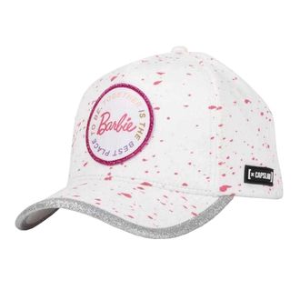 Capslab Dames/Dames Barbie Logo Trucker Cap (Wit)